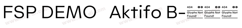 FSP DEMO   Aktifo B字体转换